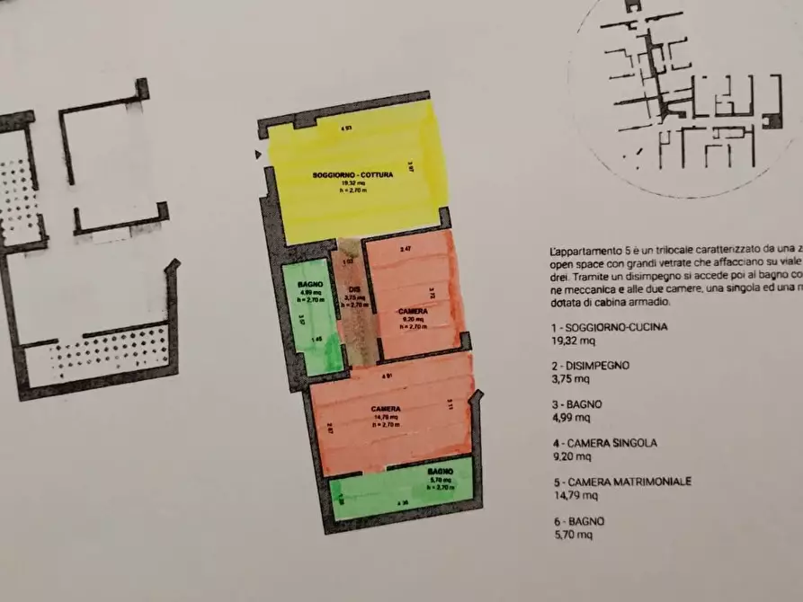 Immagine 3 di Appartamento in vendita  in VIALE togliatti a Sesto Fiorentino