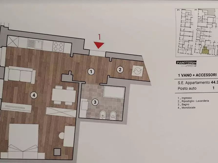 Immagine 12 di Appartamento in vendita  in PIAZZA delle carceri a Prato