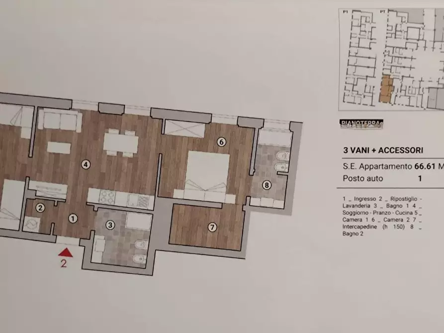 Immagine 14 di Appartamento in vendita  in PIAZZA delle carceri a Prato