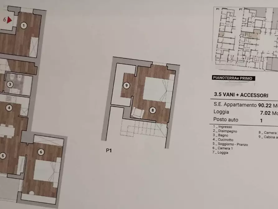 Immagine 11 di Appartamento in vendita  in PIAZZA delle carceri a Prato