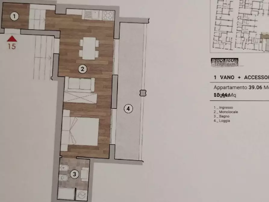 Immagine 19 di Appartamento in vendita  in PIAZZA delle carceri a Prato