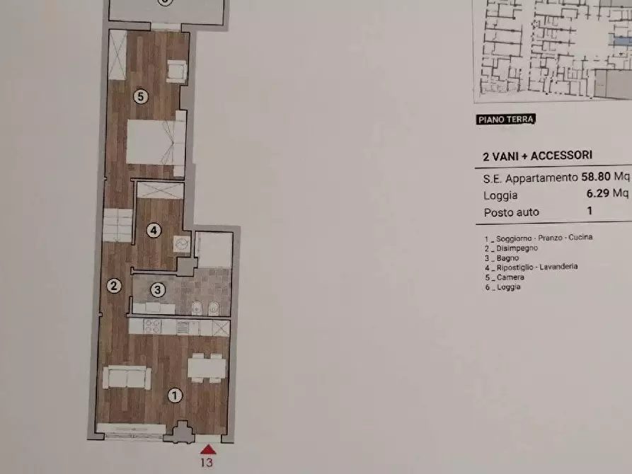 Immagine 21 di Appartamento in vendita  in PIAZZA delle carceri a Prato