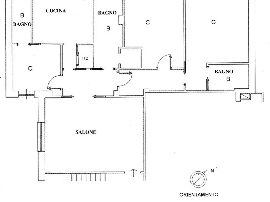 Immagine 26 di Appartamento in vendita  in VIA amantea 77 a Roma