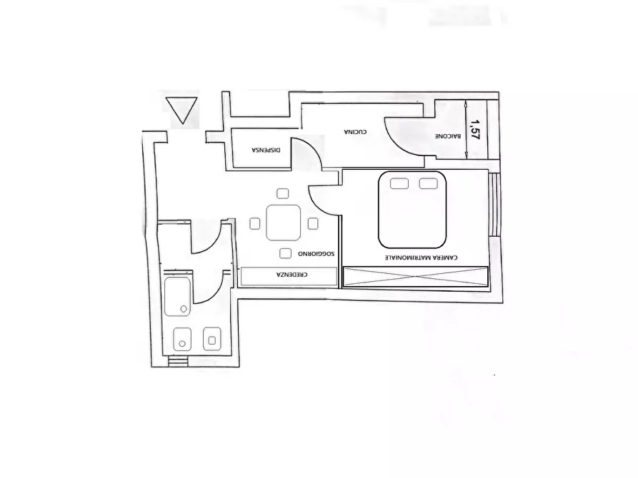 Immagine 22 di Appartamento in vendita  in VIA ballarin a Roma