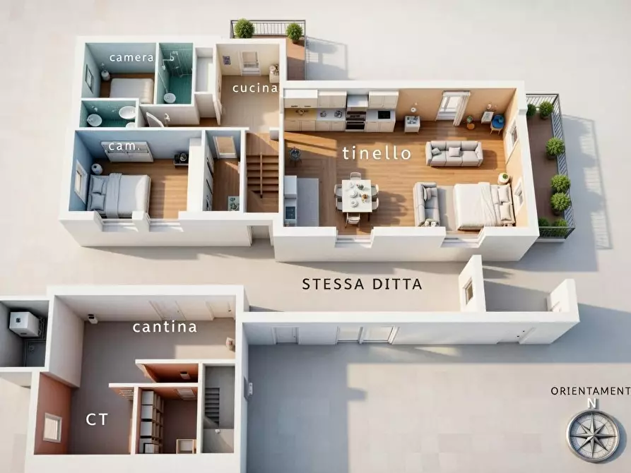 Immagine 12 di Appartamento in vendita  in PIAZZETTA val d'enza 2 a Vetto