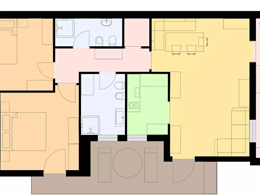 Immagine 9 di Appartamento in vendita  a Panicale