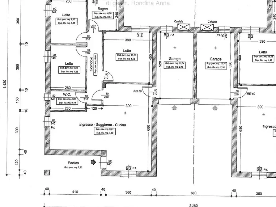 Immagine 1 di Casa bifamiliare in vendita  in G. MATTEOTTI 0 a Frassinelle Polesine