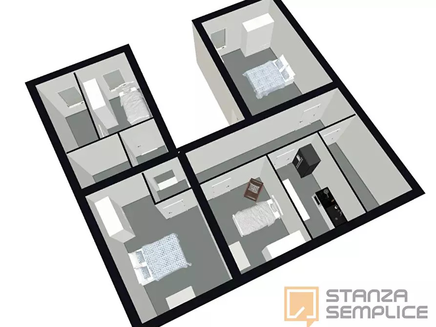 Immagine 2 di Stanza singola in affitto  in Via Paolo Paruta, 5 a Roma