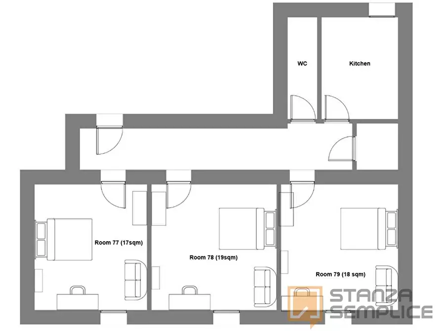 Immagine 19 di Stanza singola in affitto  in Via Aleardo Aleardi, 12 a Roma