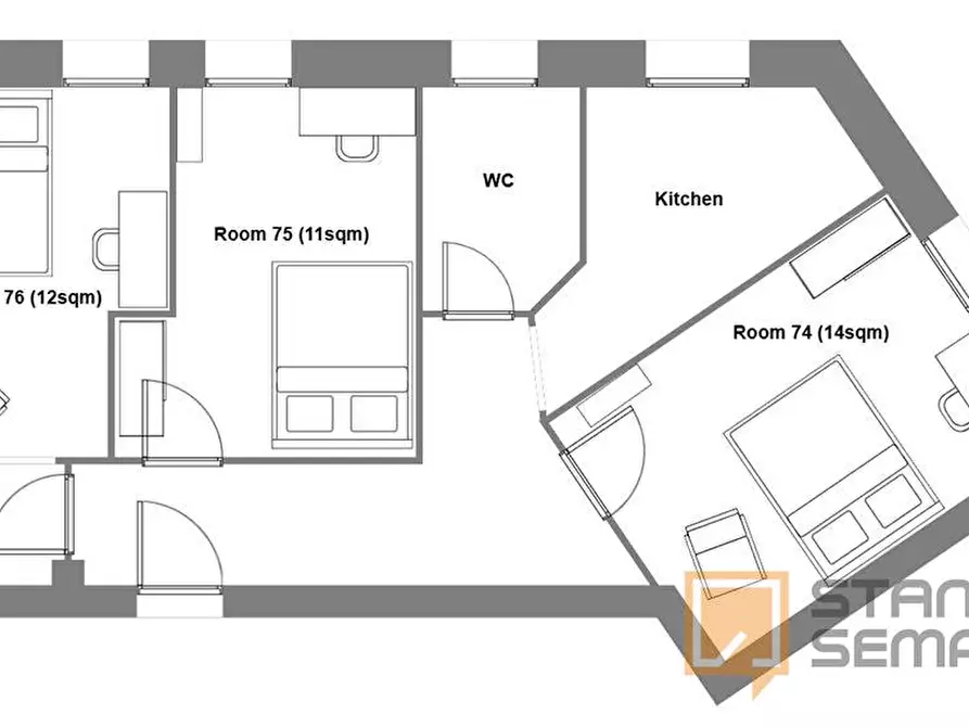Immagine 4 di Stanza singola in affitto  in Viale delle Province, 79 a Roma