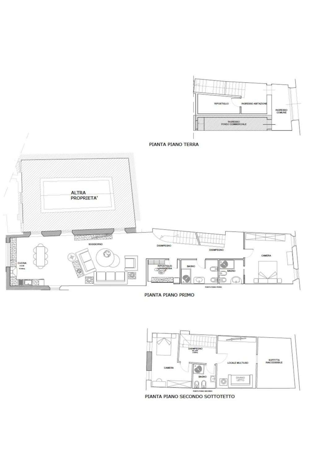 Immagine 2 di Pentalocale in vendita  in Via San Paolino a Lucca