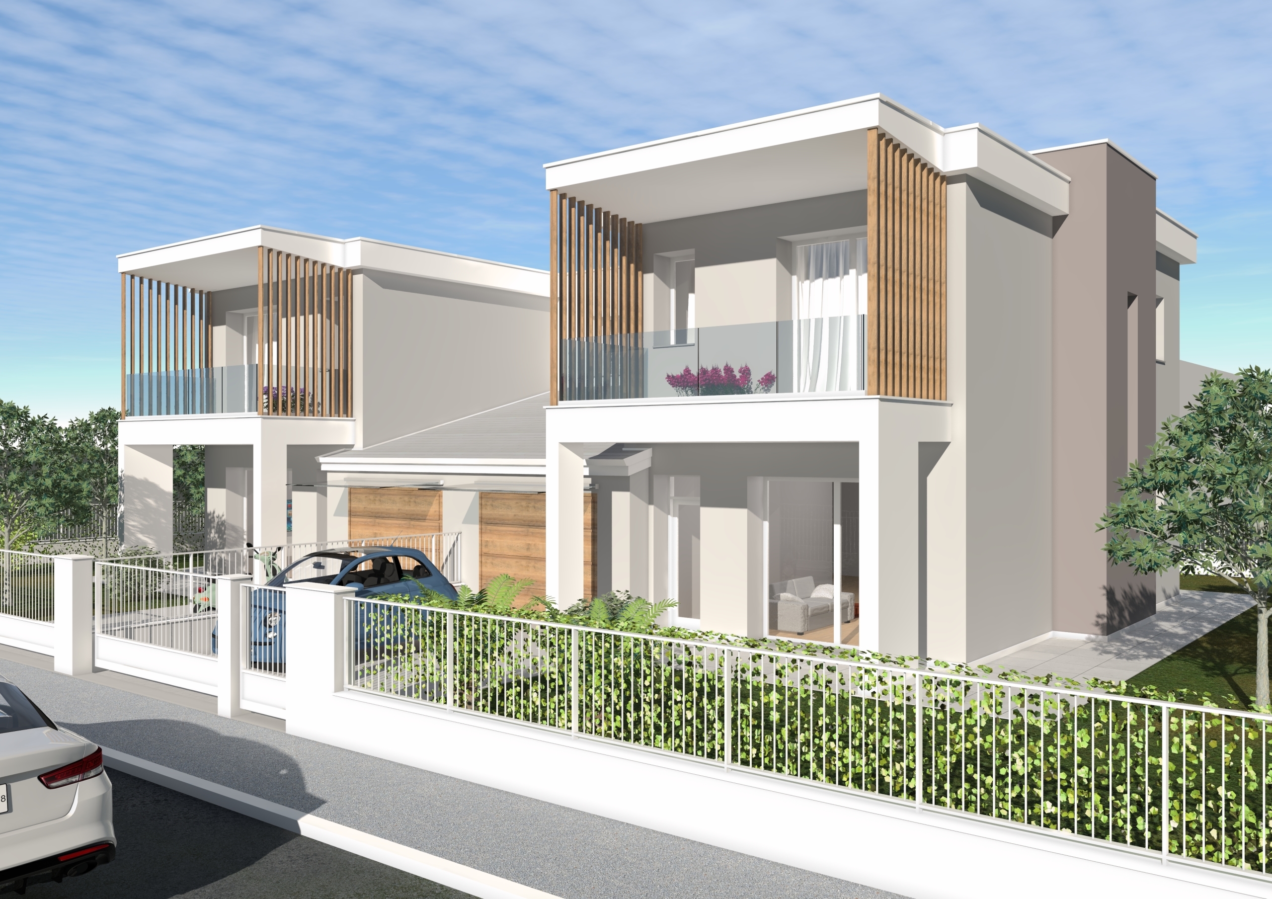 Immagine 1 di Villetta a schiera in vendita  a Santarcangelo Di Romagna