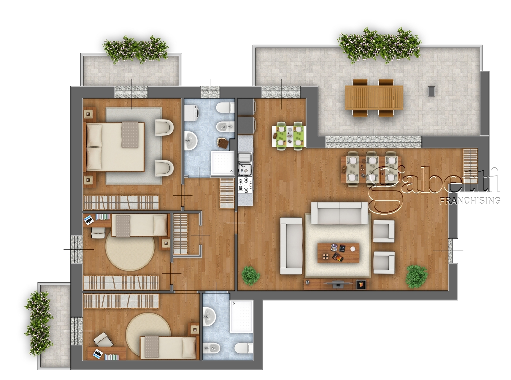 Immagine 10 di Quadrilocale in vendita  in Via Antonio Vivaldi a Dairago