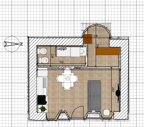 Immagine 16 di Casa semindipendente in vendita  a Arcola