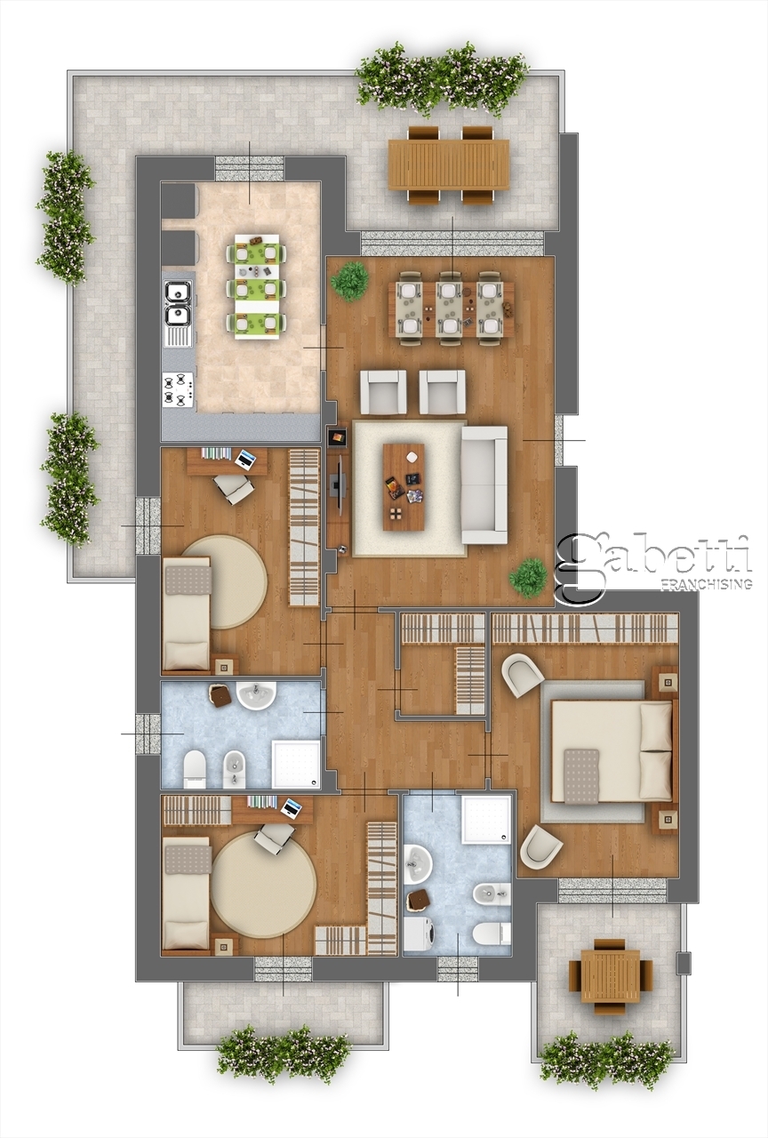 Immagine 15 di Quadrilocale in vendita  in Via Antonio Vivaldi a Dairago