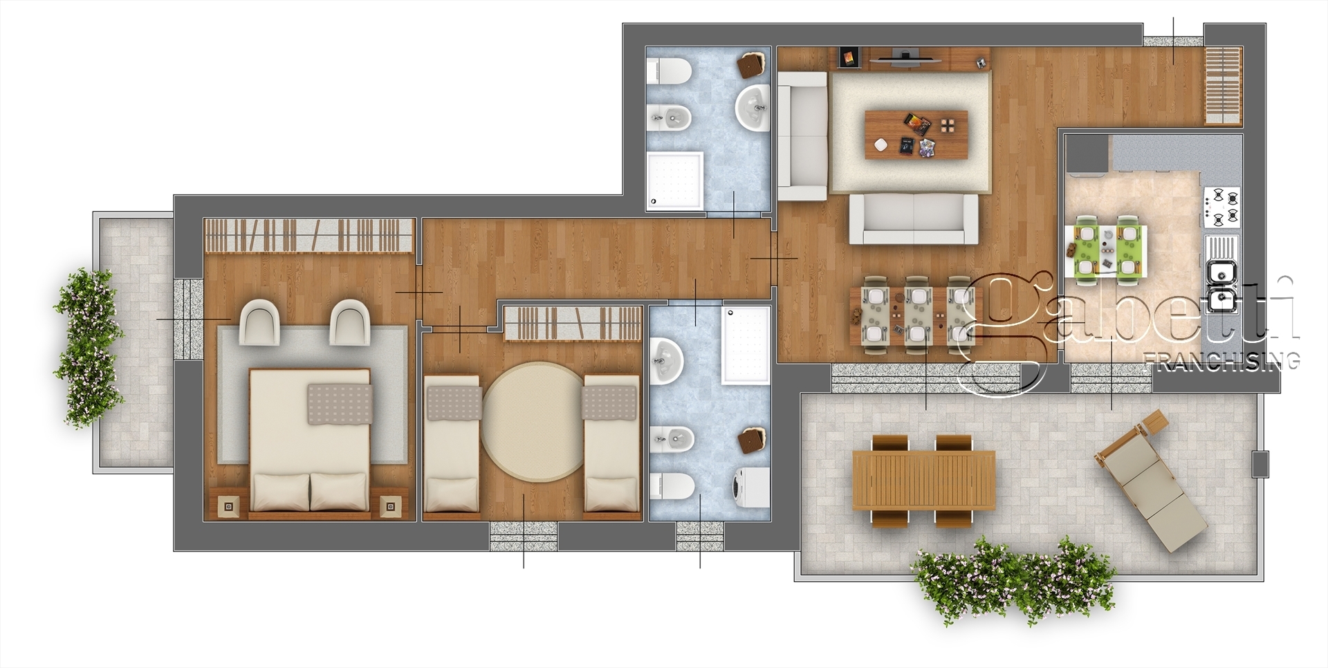 Immagine 12 di Quadrilocale in vendita  in Via Antonio Vivaldi a Dairago