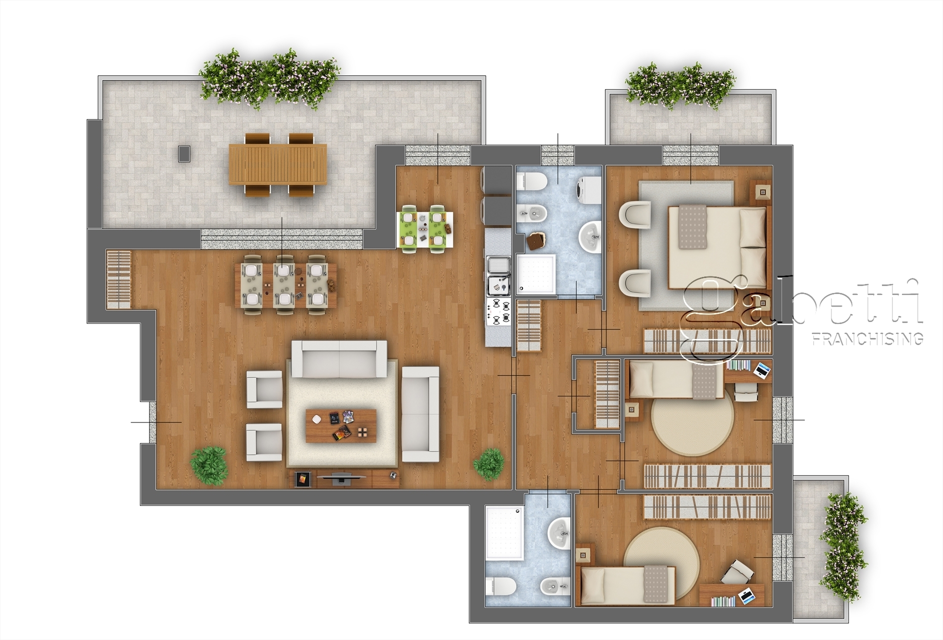 Immagine 19 di Quadrilocale in vendita  in Via Antonio Vivaldi a Dairago