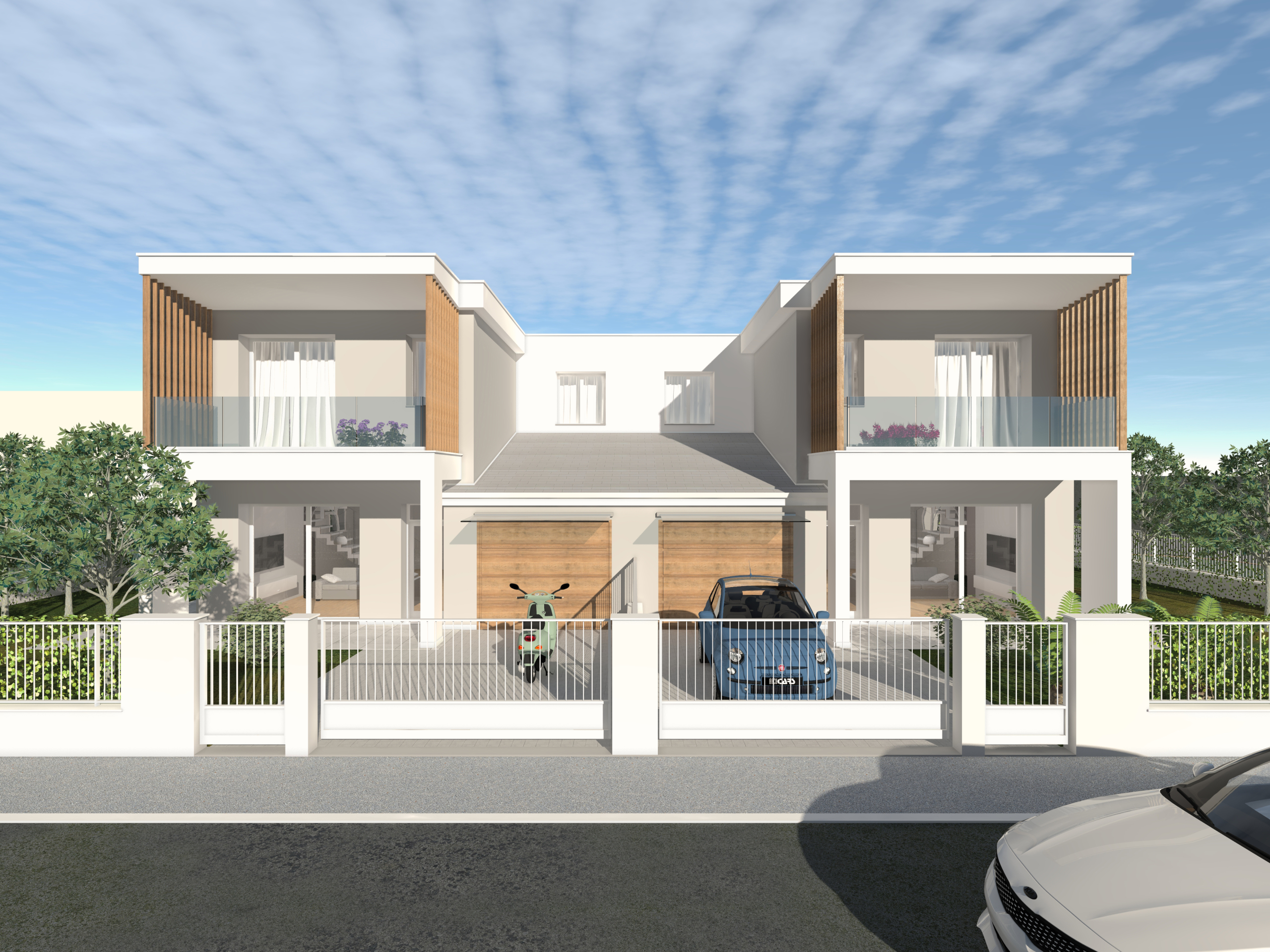 Immagine 2 di Villetta a schiera in vendita  a Santarcangelo Di Romagna