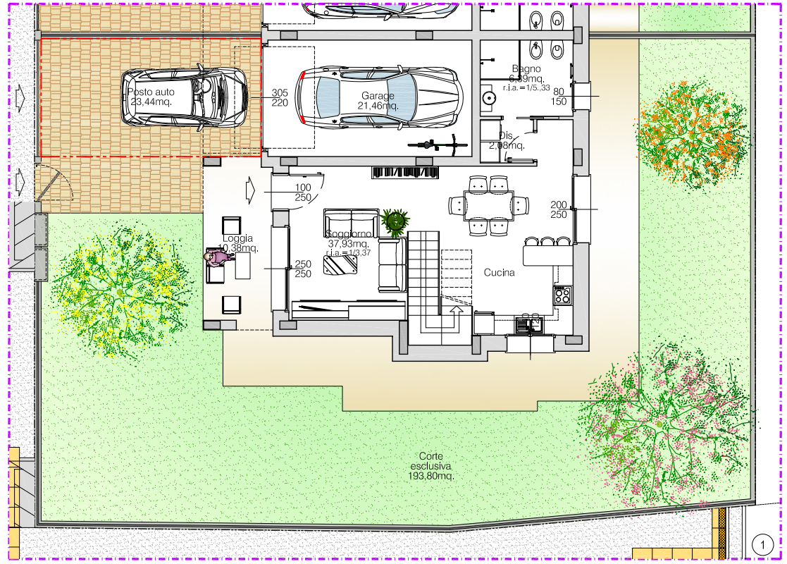 Immagine 11 di Villetta a schiera in vendita  a Santarcangelo Di Romagna