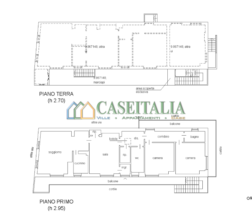 Immagine 28 di Quadrilocale in vendita  in Via Rivoli 26 a Rosta