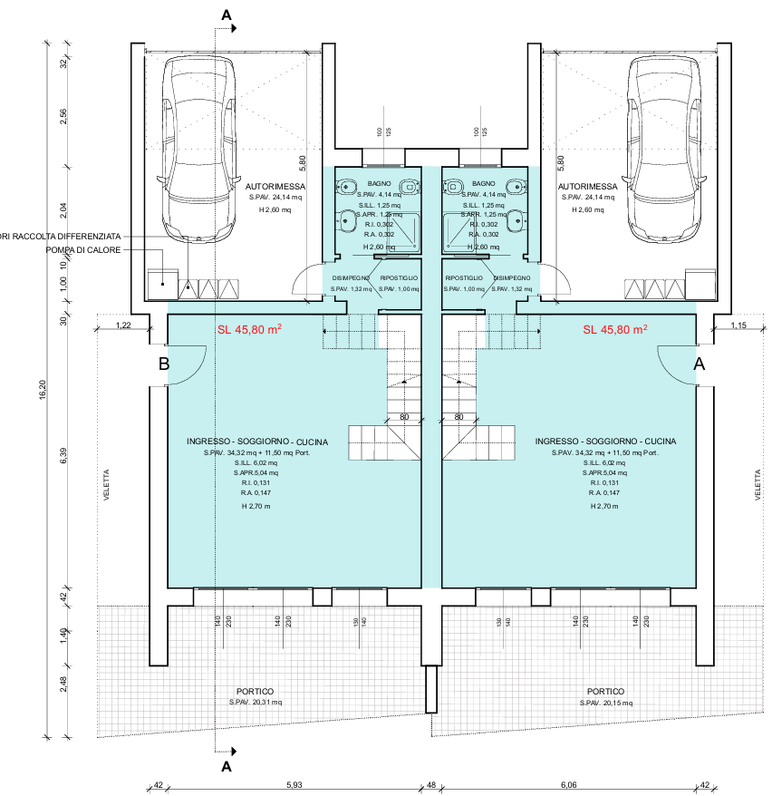 Immagine 5 di Casa bifamiliare in vendita  in Strada Bassa dei Folli 153 a Parma