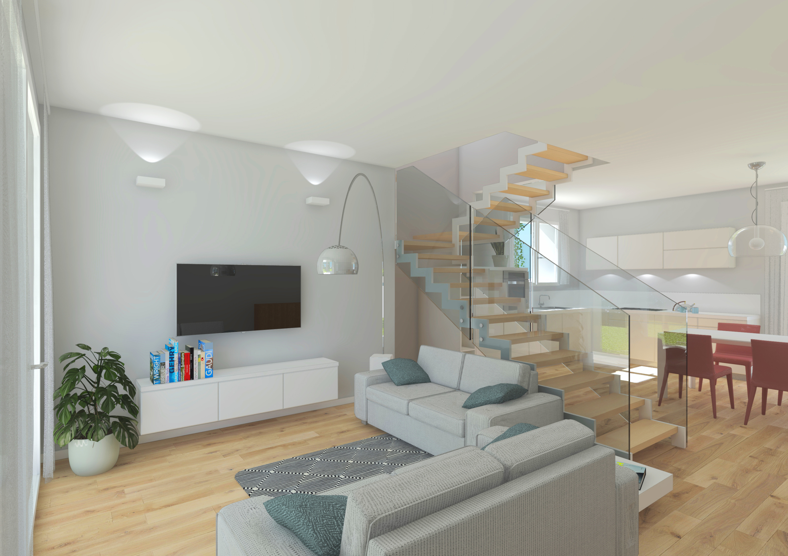 Immagine 3 di Villetta a schiera in vendita  a Santarcangelo Di Romagna