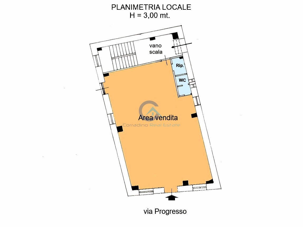 Immagine 9 di Locale commerciale in affitto  in Via Progresso 72 a Catanzaro
