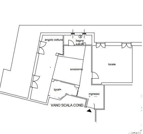 Immagine 2 di Quadrilocale in vendita  in Via Alessandro Lamarmora 21 a Rapallo