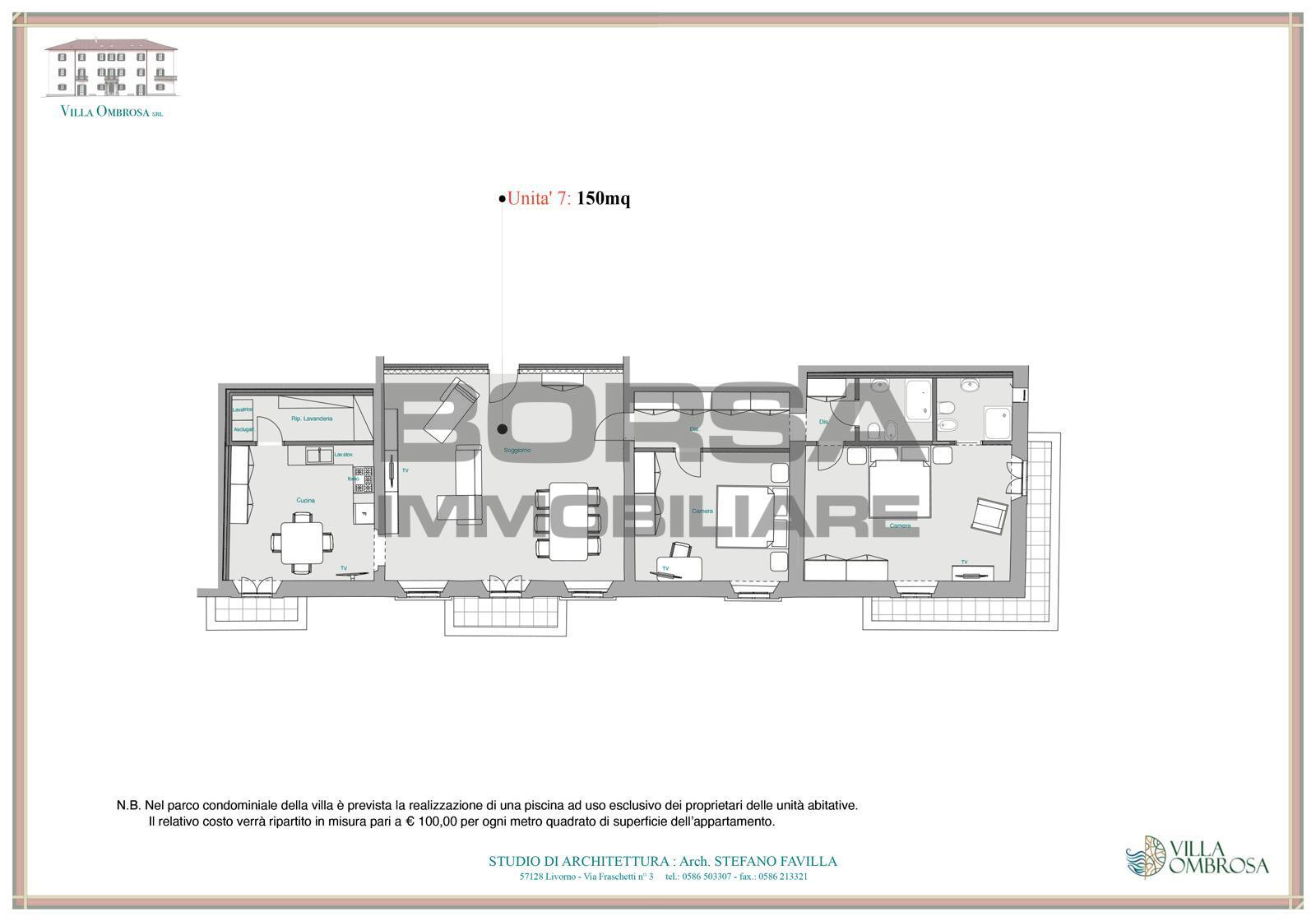 Immagine 3 di Appartamento in vendita  in Via Ombrosa 8 a Livorno
