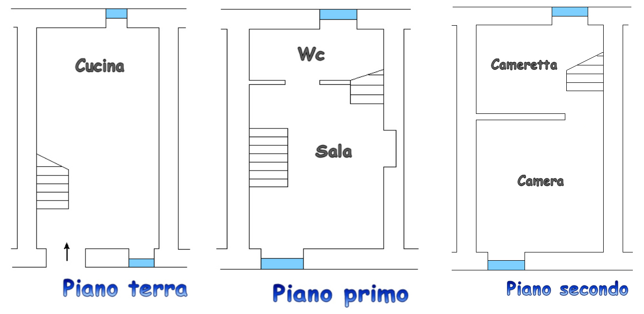 Immagine 11 di Rustico / casale in vendita  in Via alla Chiesa 96 a Castiglione Chiavarese