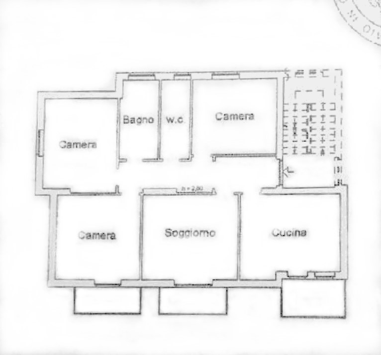 Immagine 53 di Pentalocale in vendita  in Via Aspromonte 6 a Corciano