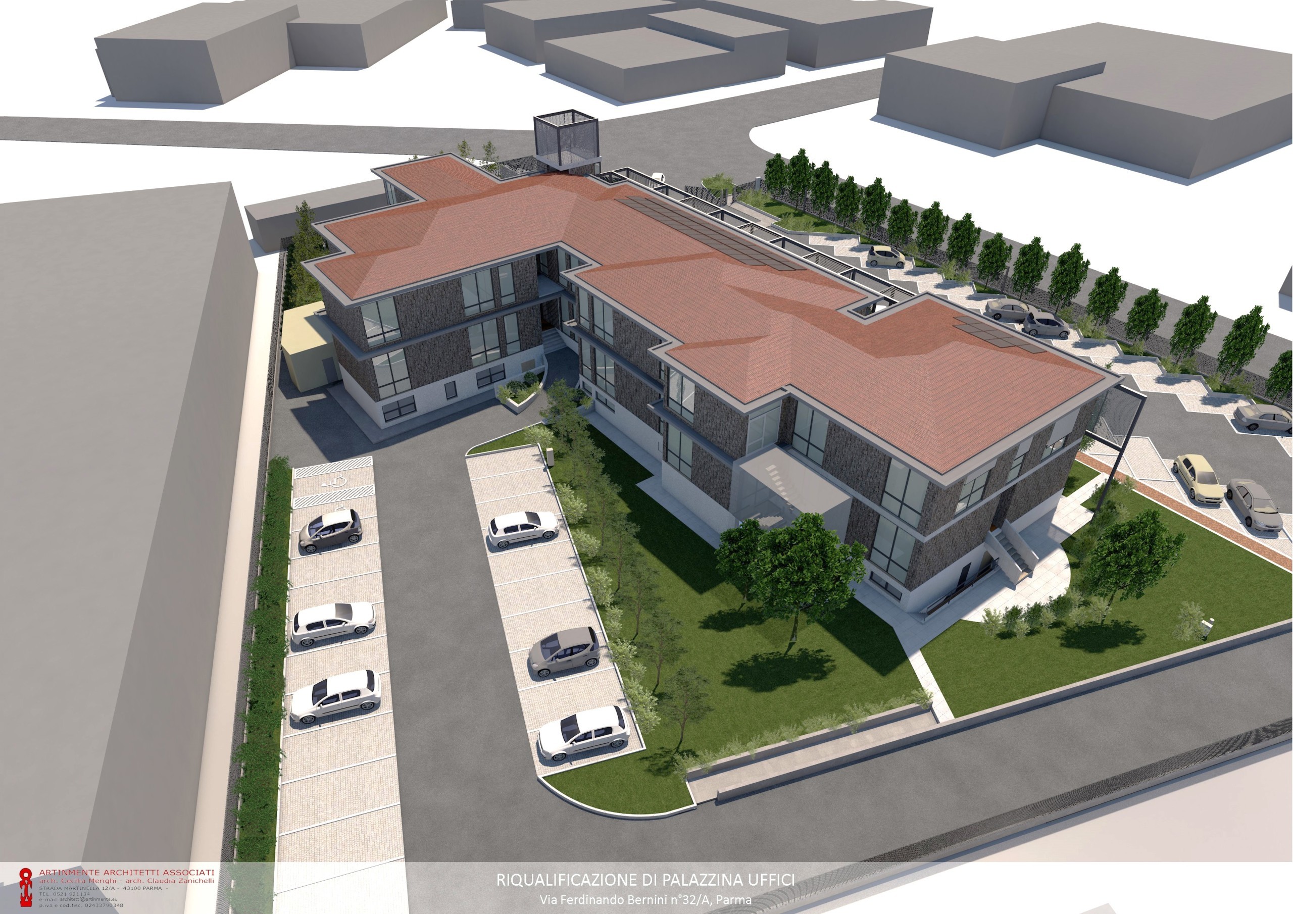 Immagine 3 di Ufficio in vendita  a Parma