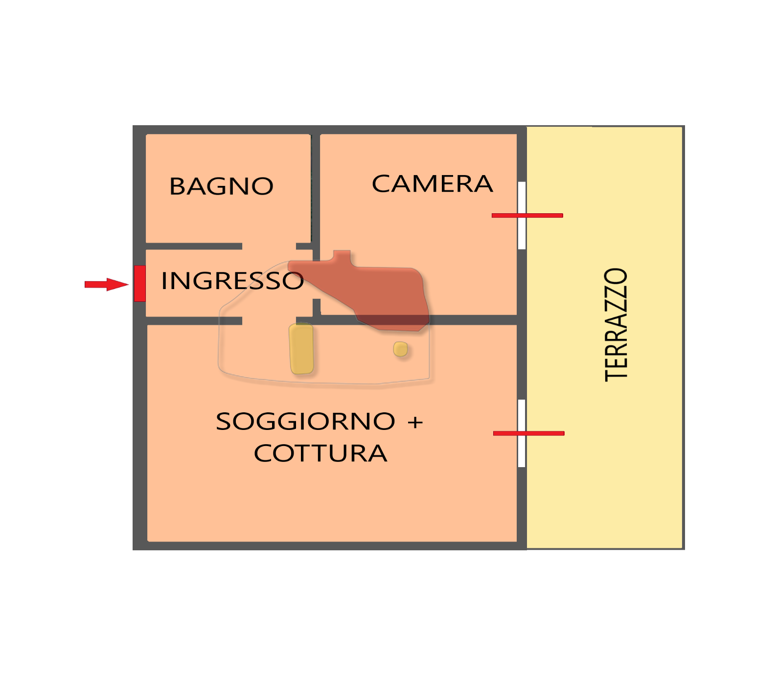 Immagine 17 di Bilocale in vendita  in Via Franco Alfano 35 a San Remo