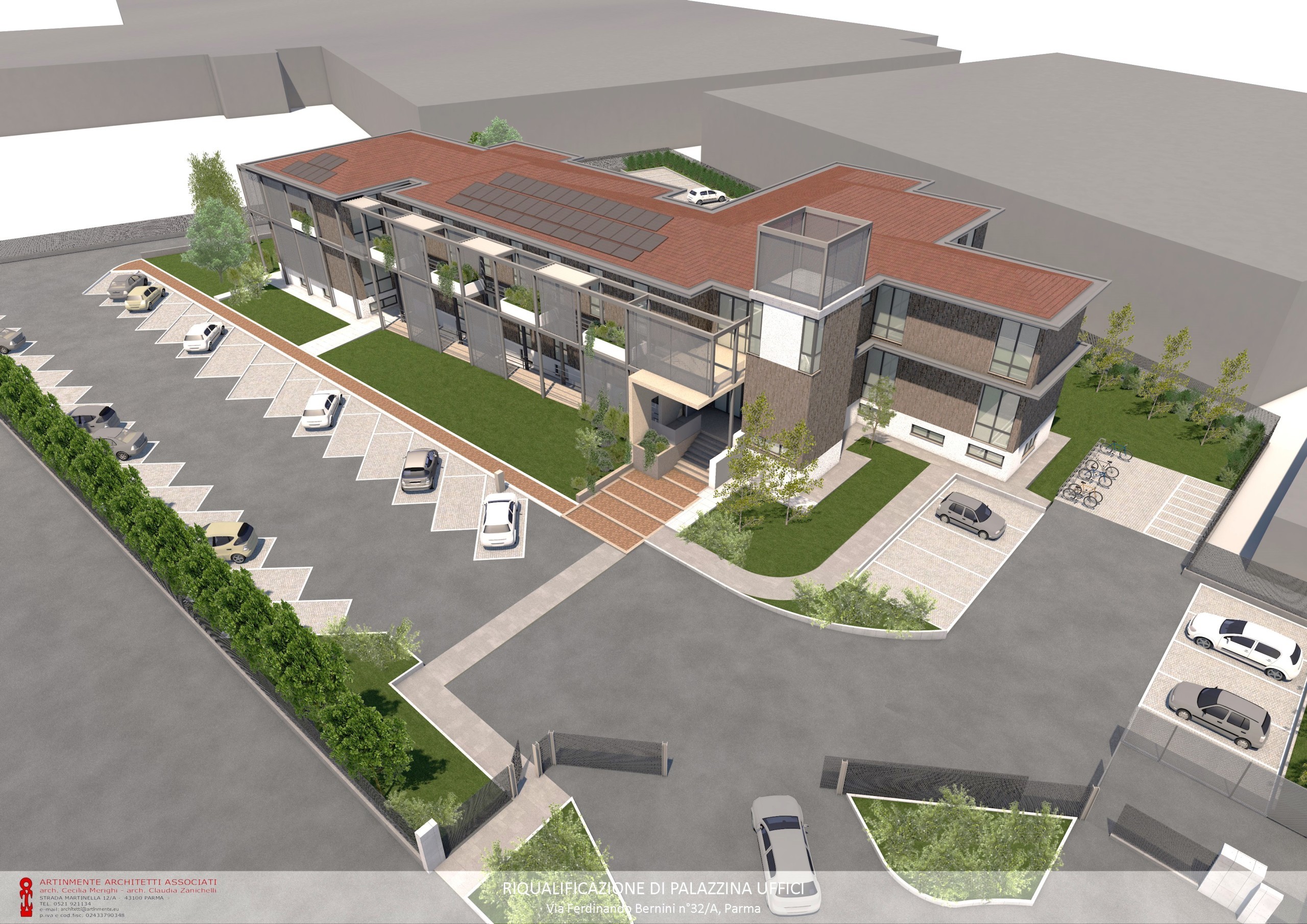 Immagine 4 di Ufficio in vendita  a Parma