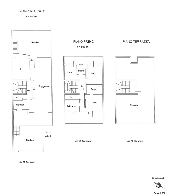 Immagine 51 di Villetta a schiera in vendita  in Via Michele Massari 13 a Lecce