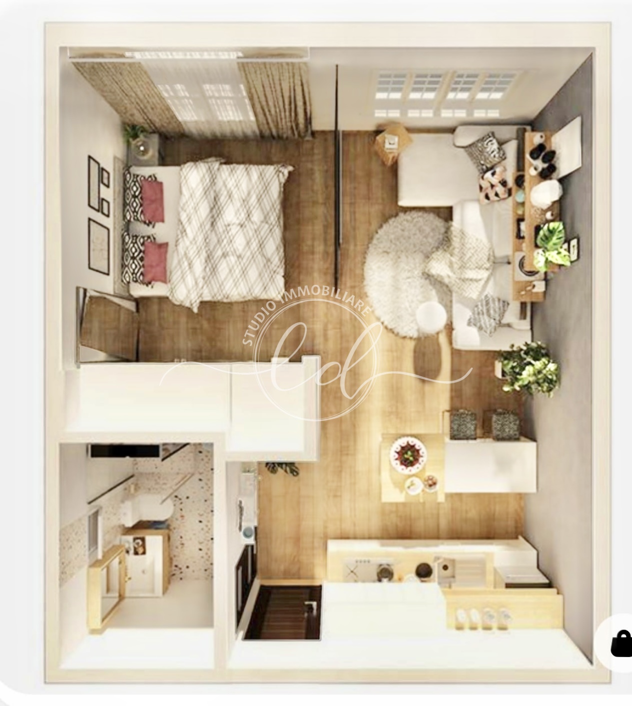 Immagine 9 di Bilocale in vendita  a Seravezza