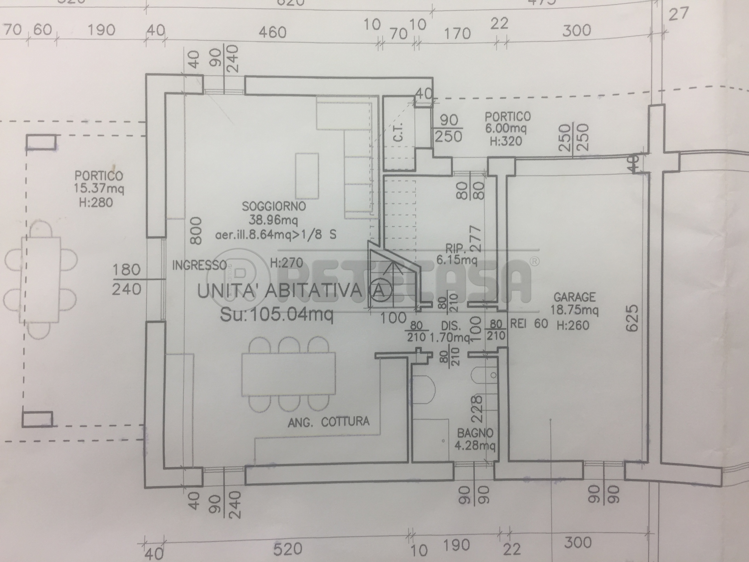 Immagine 2 di Porzione di casa in vendita  a Martellago