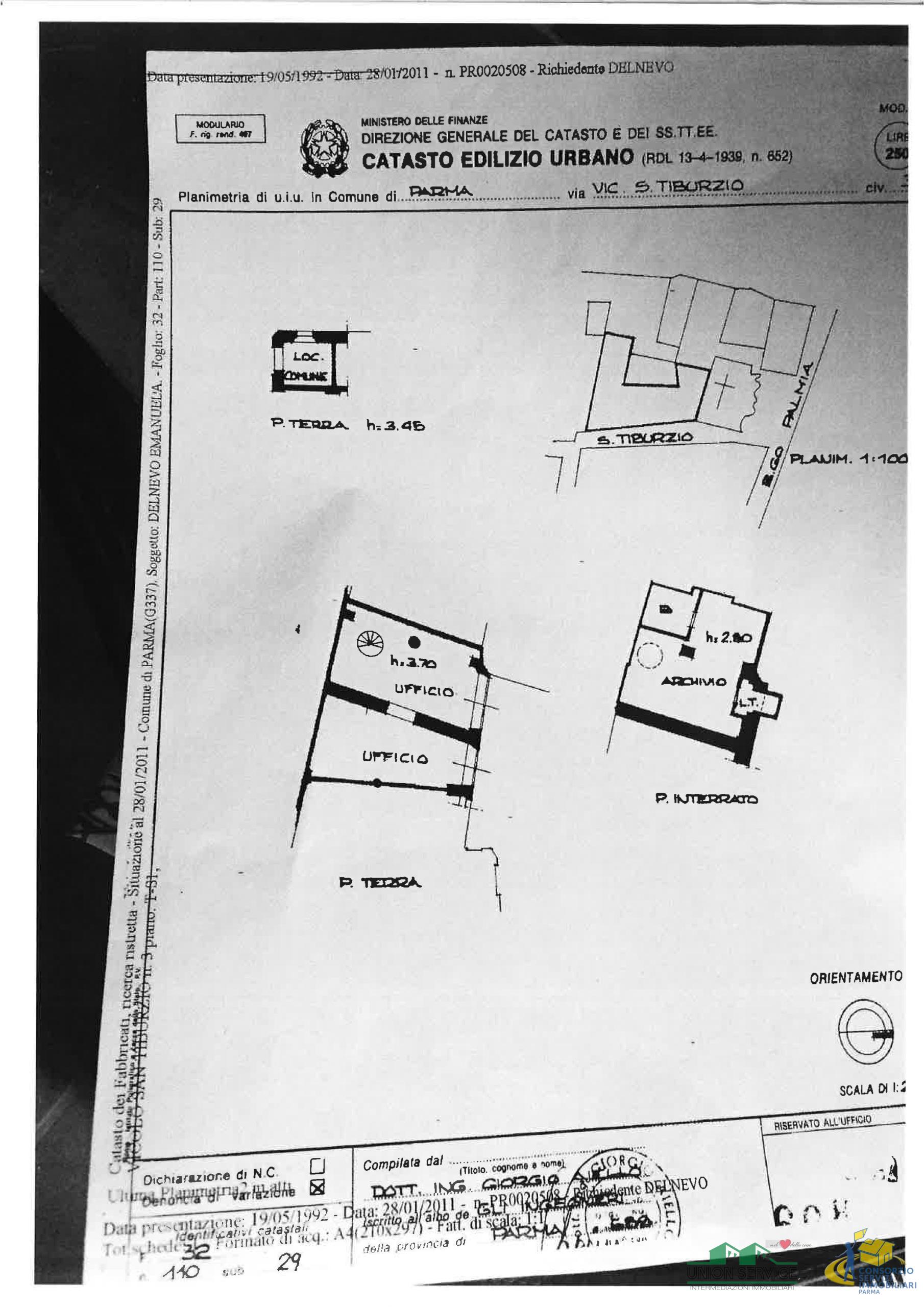 Immagine 22 di Ufficio in vendita  in Vicolo San Tiburzio a Parma