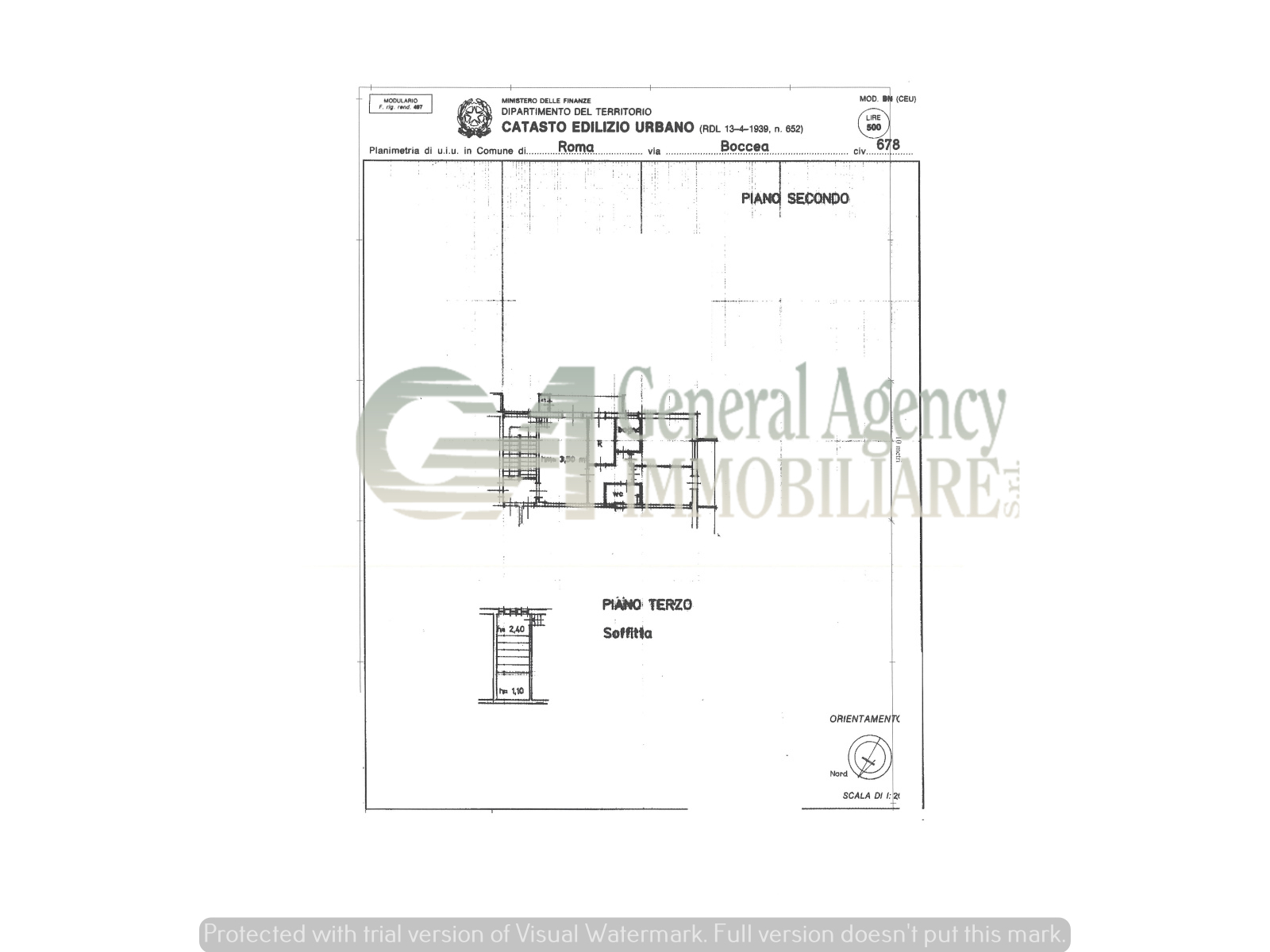 Immagine 45 di Quadrilocale in vendita  in Via di Boccea a Roma