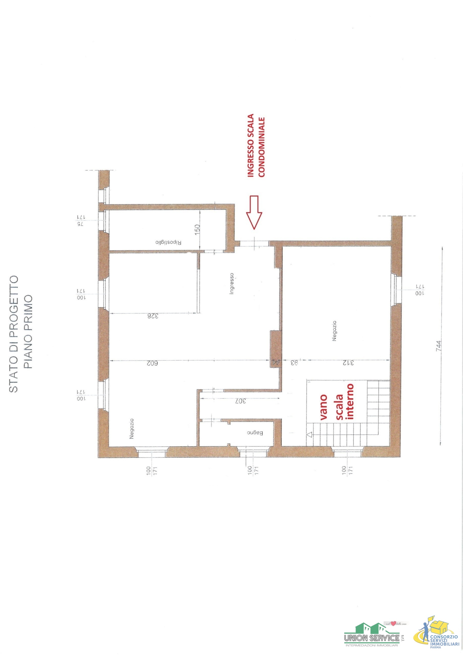 Immagine 7 di Locale commerciale in affitto  in Viale Antonio Gramsci 27A a Parma