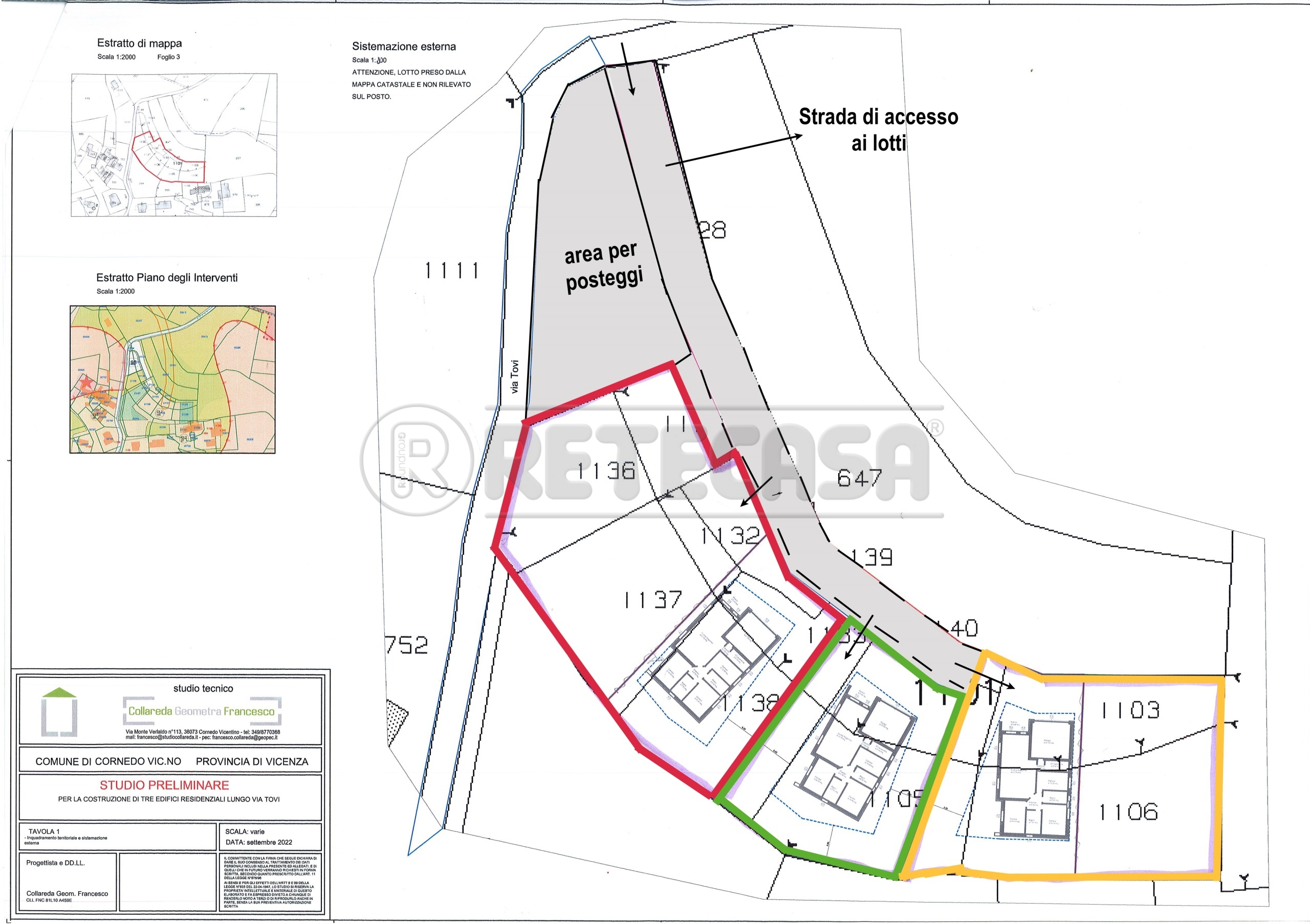 Immagine 2 di Terreno edificabile in vendita  in Via Tovi a Cornedo Vicentino