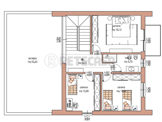Immagine 10 di Casa indipendente in vendita  in Via Priara Castello snc a Valdagno