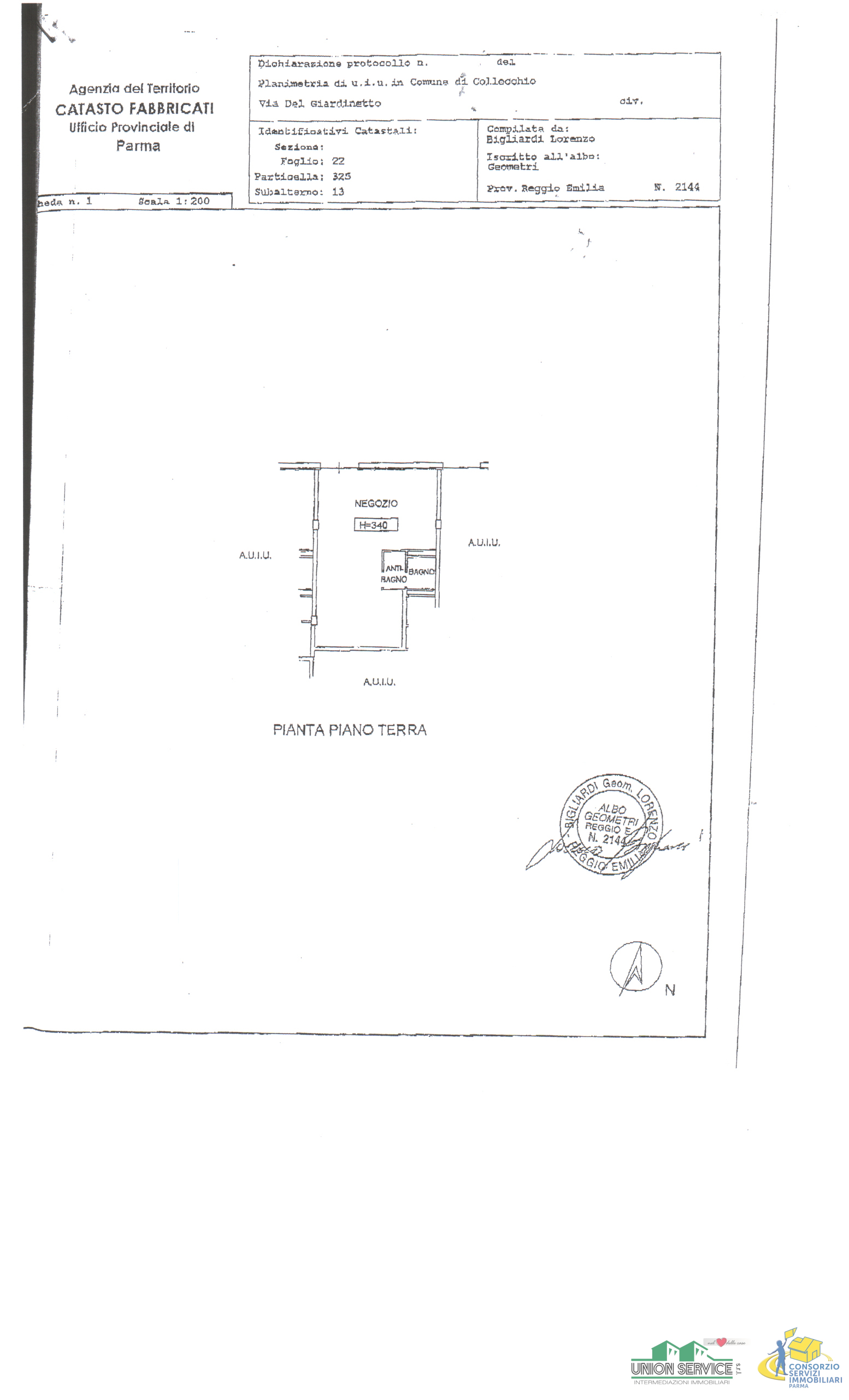 Immagine 10 di Locale commerciale in vendita  in via del giardinetto 6/d a Collecchio