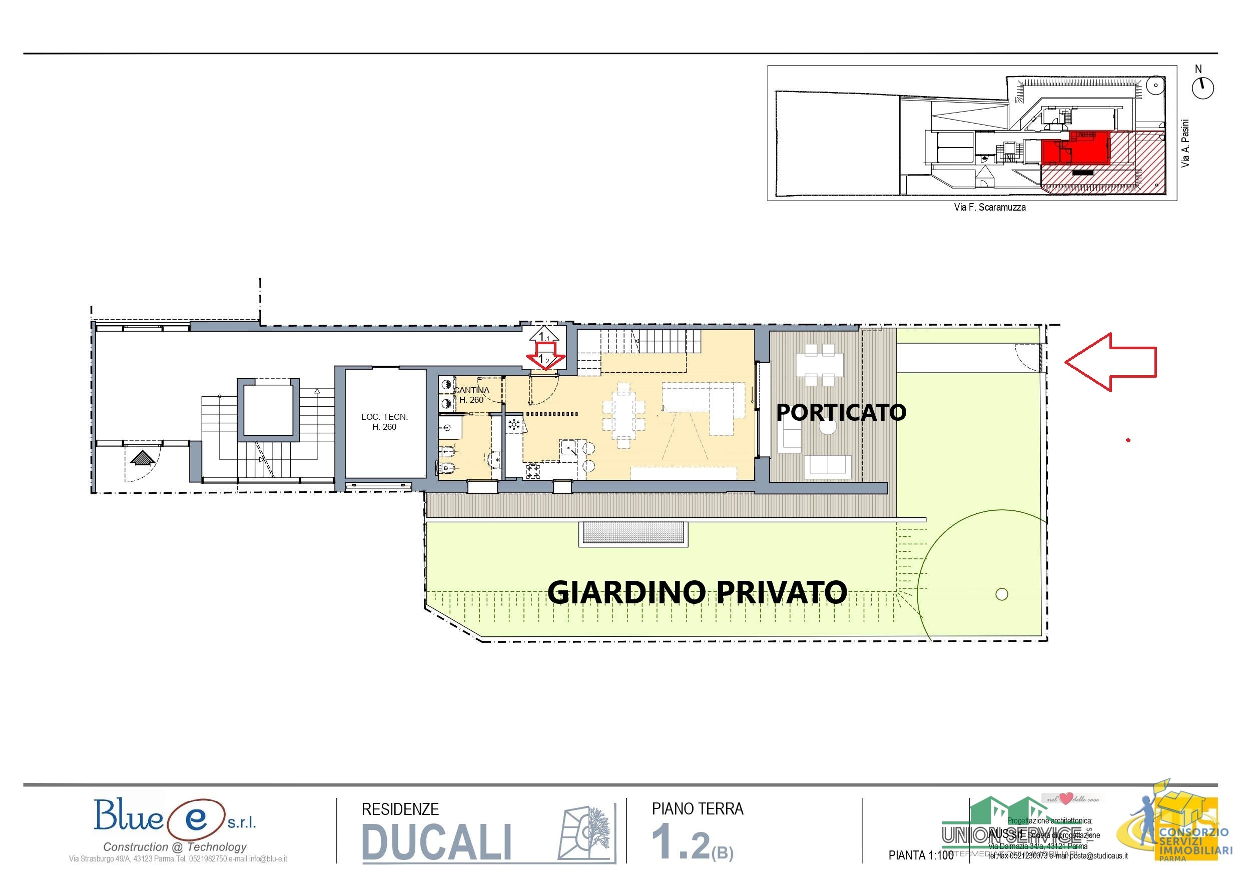 Immagine 1 di Quadrilocale in vendita  in Via Alberto Pasini a Parma