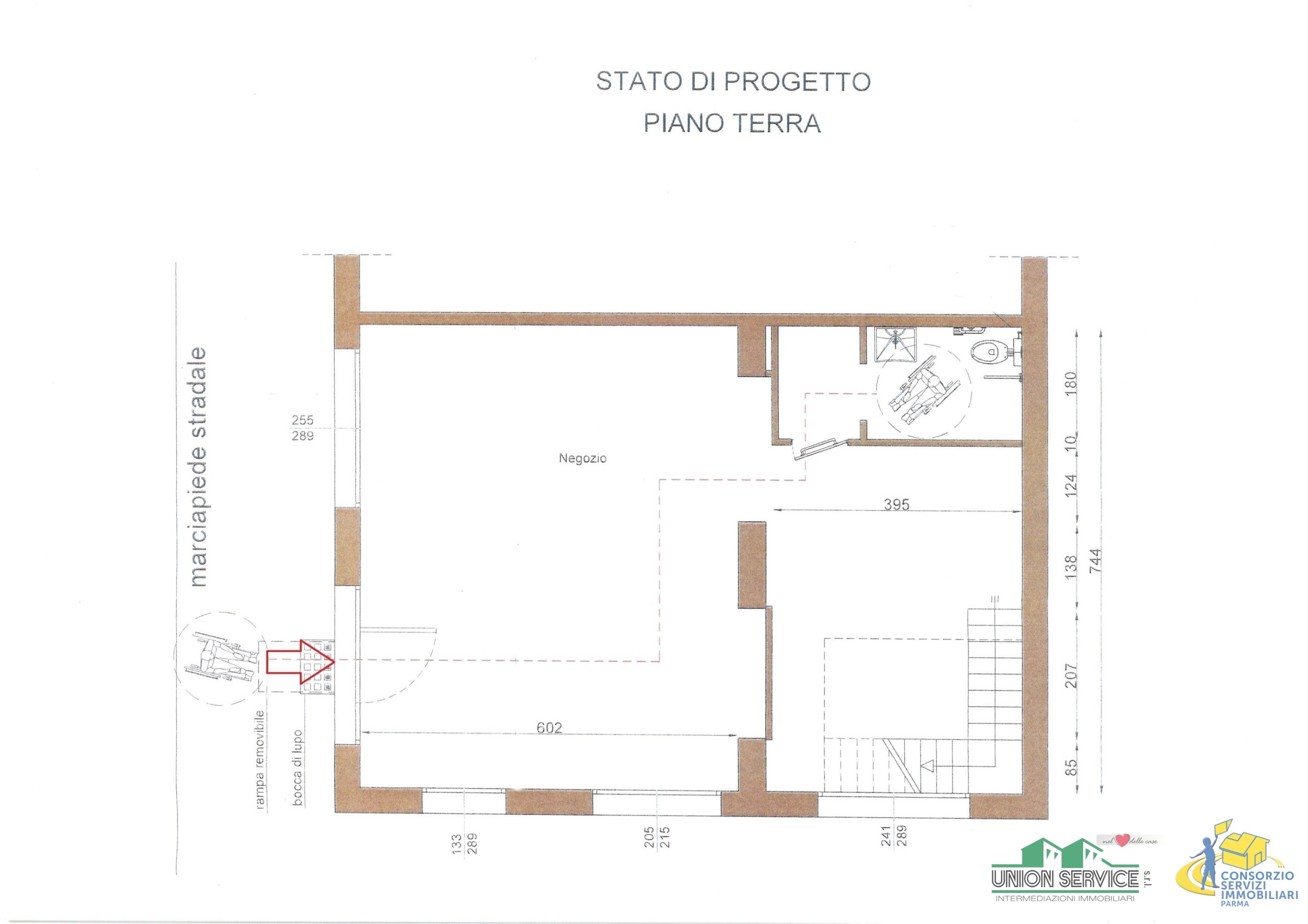Immagine 6 di Locale commerciale in affitto  in Viale Antonio Gramsci 27A a Parma