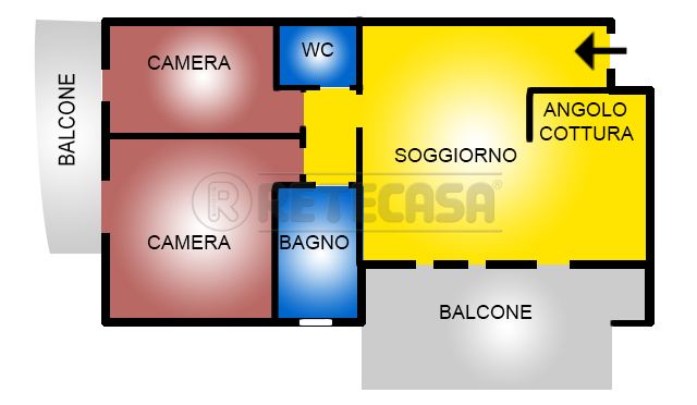 Immagine 18 di Trilocale in vendita  in strada colle renazzo 5 a Pescara
