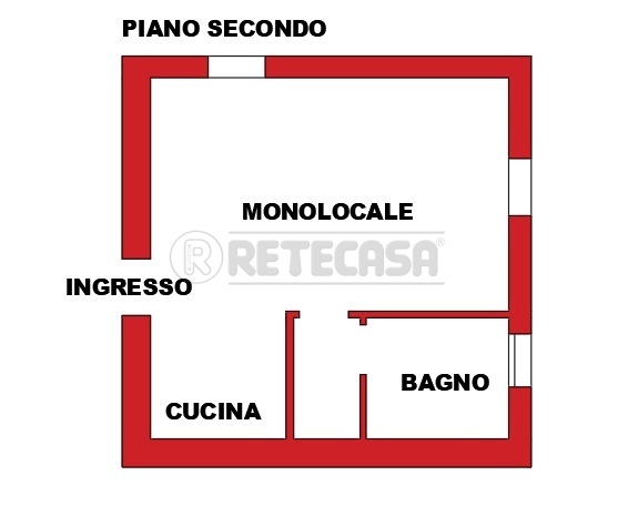 Immagine 7 di Monolocale in vendita  a Bondeno