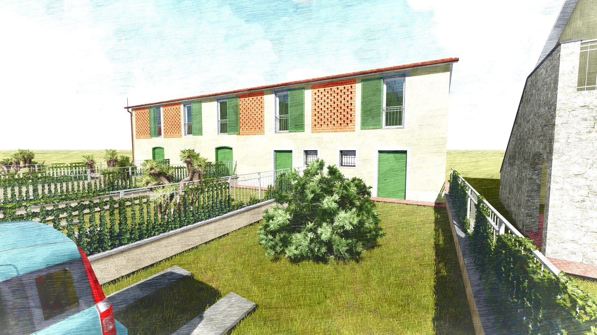 Immagine 6 di Casa semindipendente in vendita  a Ameglia