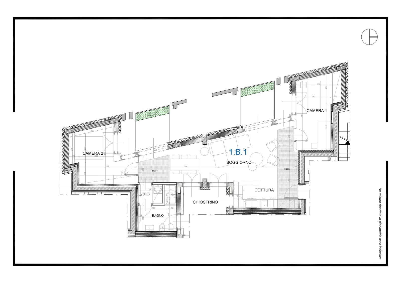 Immagine 39 di Trilocale in vendita  in Borgo delle Grazie 3 a Parma