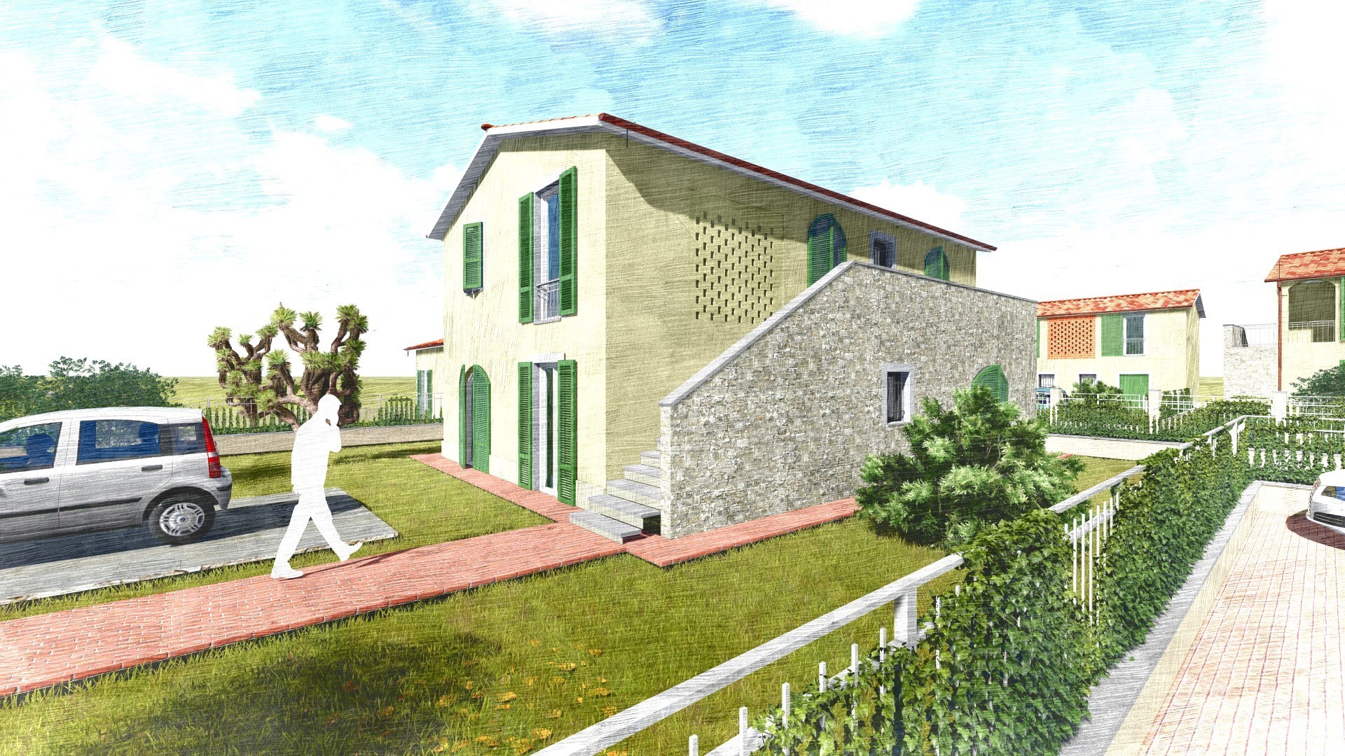 Immagine 5 di Casa semindipendente in vendita  a Ameglia